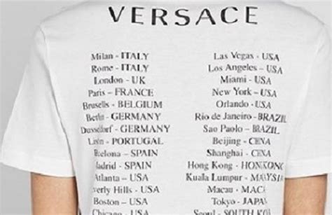 maglia di versace contestata in cina|Versace, polemica in Cina per le t.